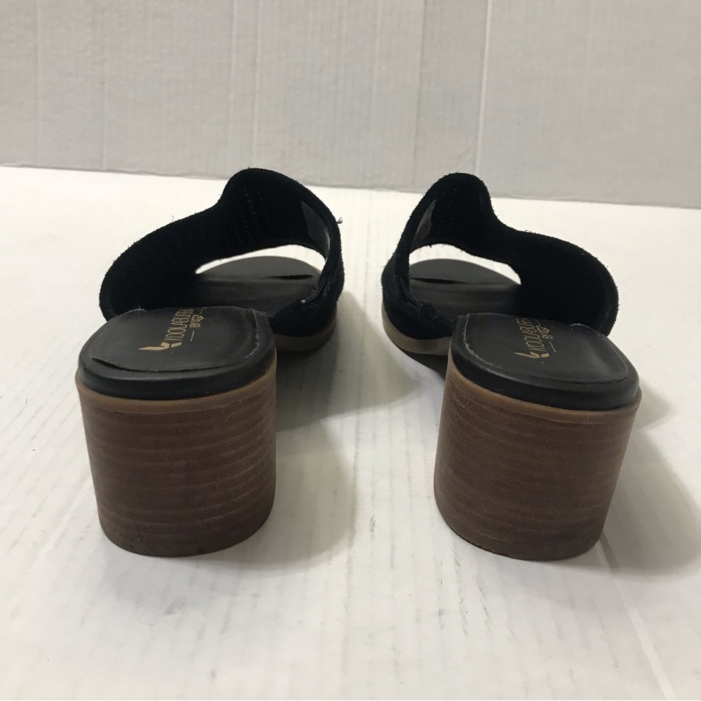 Koolaburra By UGG Raychel Open Toe Suede Mule Black Size 9.5 - Picture 3 of 8